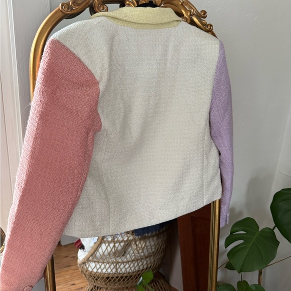Endless Rose Pastel Tweed Blazer - Picture 6 of 6